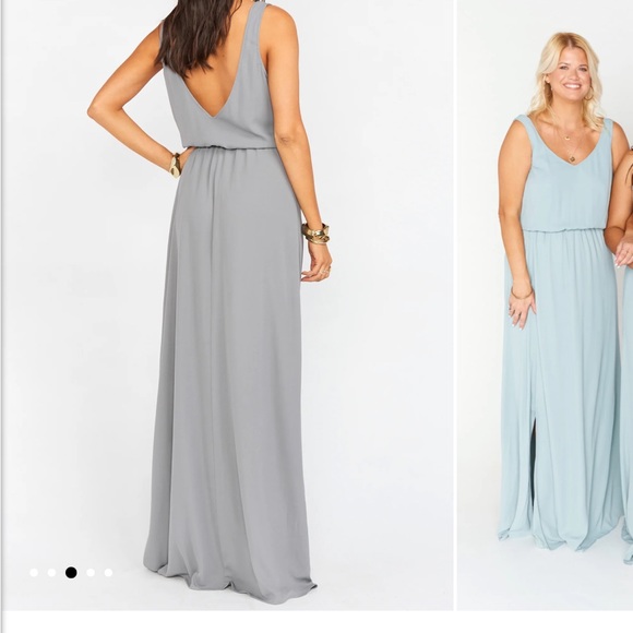 Show Me Your MuMu Kendall Maxi Bridesmaid Dress Size Medium - Picture 3 of 9